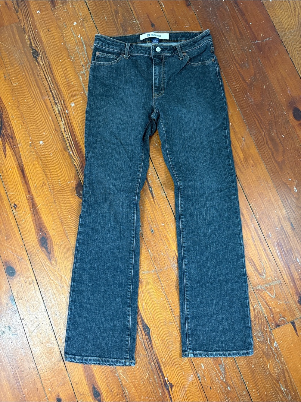 Gap Bootcut Jeans‎ Dark Wash Stretch Size 10 Long 10L